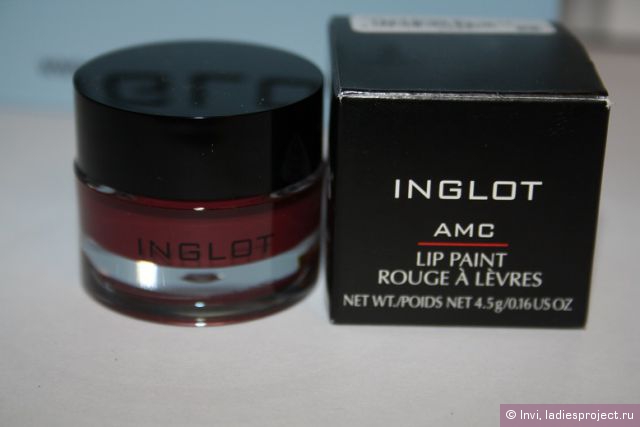 Губная помада-краска AMC (оттенок № 58) от Inglot фото 1