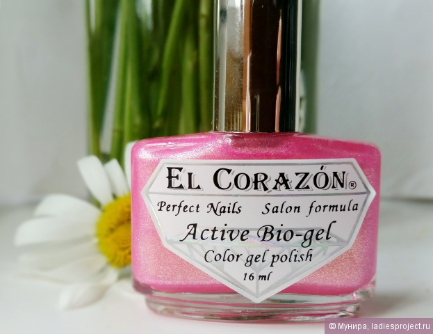 Лак для ногтей Active Bio-gel "Magic rosebud" (оттенок № 423/563) от El Corazon фото 2 Лак для ногтей Active Bio-gel "Magic rosebud" (оттенок № 423/563) от El Corazon фото 2