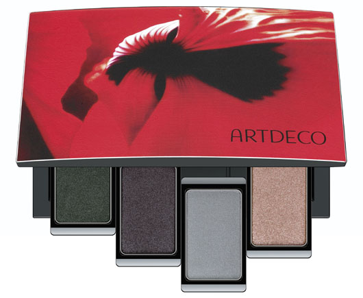 Тени для век Eyeshadow duochrome (оттенки 278 Violet gemstone и 246 Green atlantis) от Artdeco фото 1