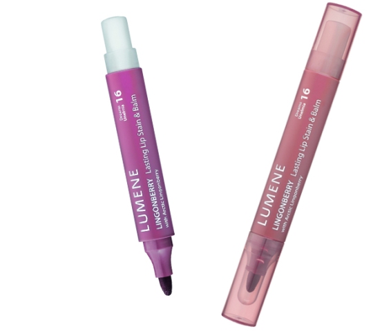 Новинка от Lumene: Lingonberry Lasting Lip Stain & Balm - Ультрастойкая помада-фломастер + Увлажняющий бальзам для губ в одной упаковке фото 1 Новинка от Lumene: Lingonberry Lasting Lip Stain & Balm - Ультрастойкая помада-фломастер + Увлажняющий бальзам для губ в одной упаковке фото 1