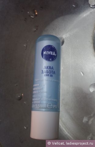 Бальзам для губ Аква забота от Nivea фото 1
