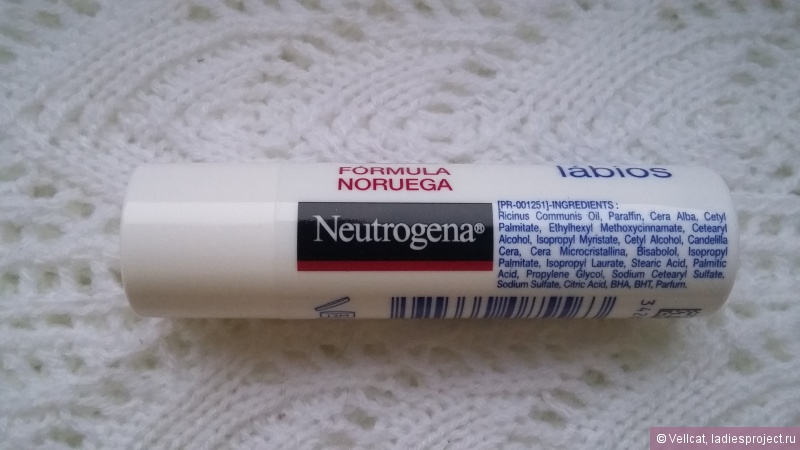 Бальзам-помада для губ "Норвержская формула" от Neutrogena фото 6 Бальзам-помада для губ "Норвержская формула" от Neutrogena фото 6