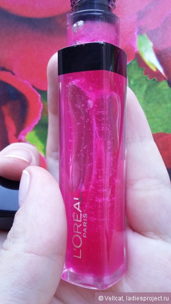 Блеск для губ Infaible gloss Neon (оттенок № 302 Hot for Hawaii) от L'Oreal фото 8