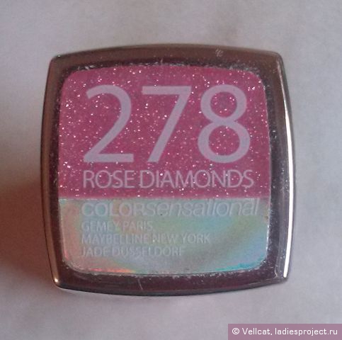 Губная помада Color Sensational Watershine (оттенок № 278 Rose Diamonds) от Maybelline фото 2 Губная помада Color Sensational Watershine (оттенок № 278 Rose Diamonds) от Maybelline фото 2