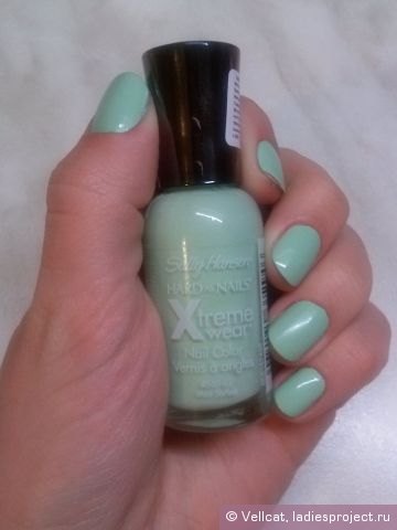 Лак для ногтей Hard As Nails Xtream Wear (оттенок № 340 Mint Sorbet) от Sally Hansen фото 1 Лак для ногтей Hard As Nails Xtream Wear (оттенок № 340 Mint Sorbet) от Sally Hansen фото 1