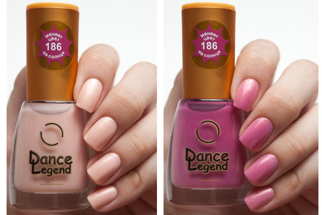 Лаки, меняющие цвет: Dance Legend, Del Sol, Ruby Wing фото 2