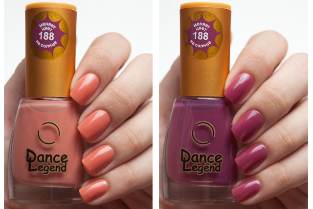 Лаки, меняющие цвет: Dance Legend, Del Sol, Ruby Wing фото 4