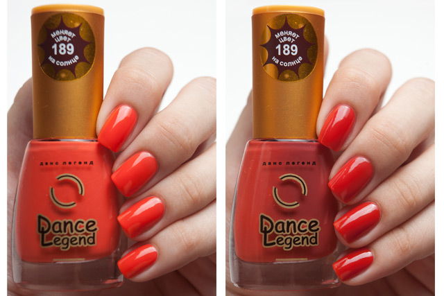 Лаки, меняющие цвет: Dance Legend, Del Sol, Ruby Wing фото 5