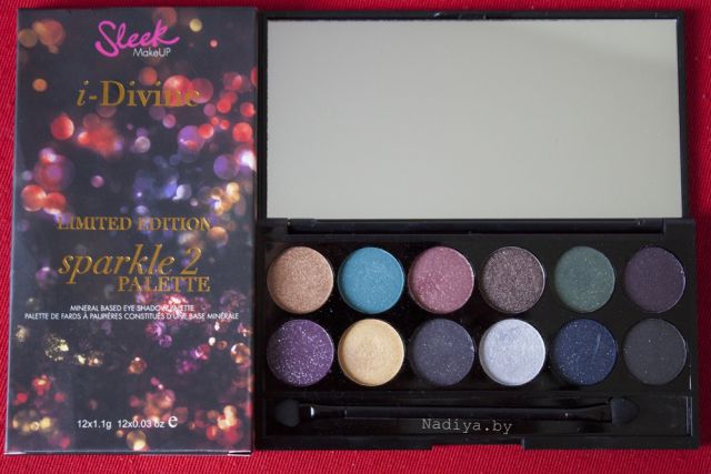 Палетка теней для век I-Divine - Sparkle 2 от Sleek MakeUP фото 3