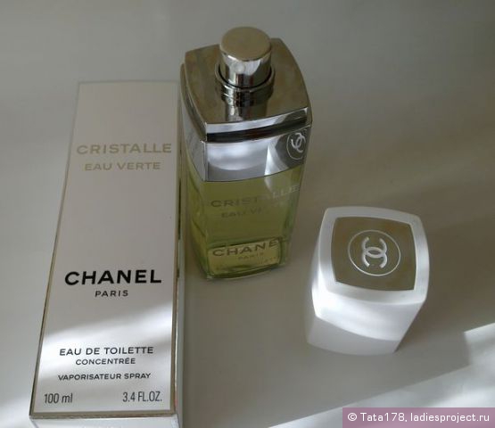 Концентрированная туалетная вода Cristalle Eau Verte от Chanel фото 2 Концентрированная туалетная вода Cristalle Eau Verte от Chanel фото 2