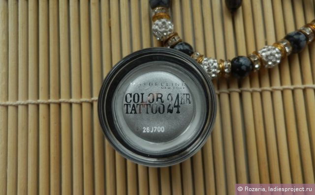 Тени для век Color Tattoo 24HR (оттенок № 50 Eternal Silver) от Maybelline фото 1 Тени для век Color Tattoo 24HR (оттенок № 50 Eternal Silver) от Maybelline фото 1