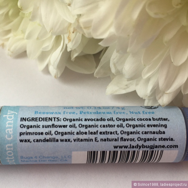 Бальзам для губ с ароматом сахарной ваты Cotton Candy Healing Balm от Ladybug Jane фото 6