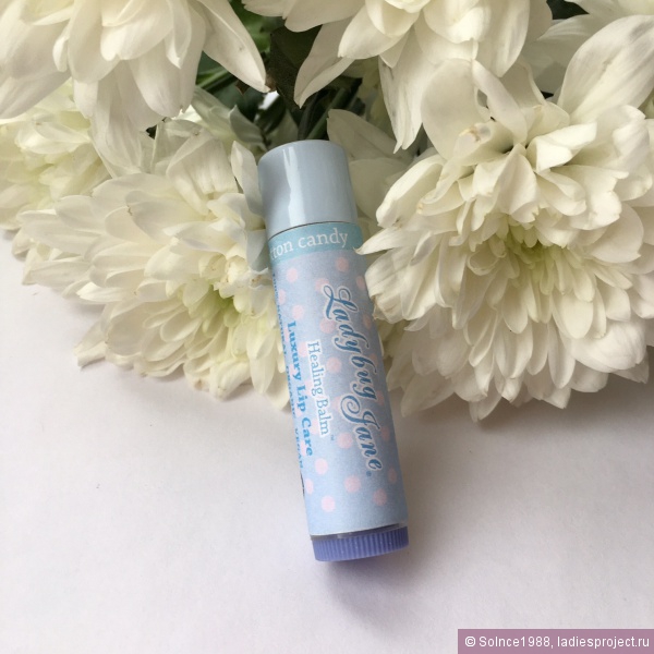 Бальзам для губ с ароматом сахарной ваты Cotton Candy Healing Balm от Ladybug Jane фото 1