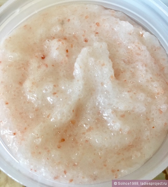 Скраб для тела с гималайской солью Pink Grapefruit из серии Organic от Aravia фото 4
