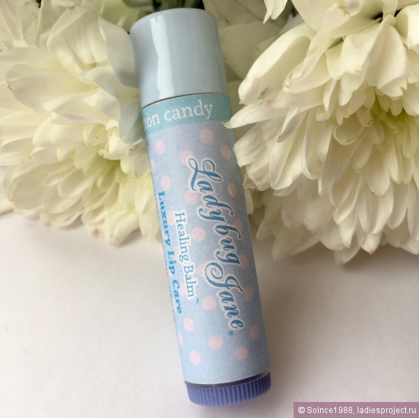 Бальзам для губ с ароматом сахарной ваты Cotton Candy Healing Balm от Ladybug Jane фото 2