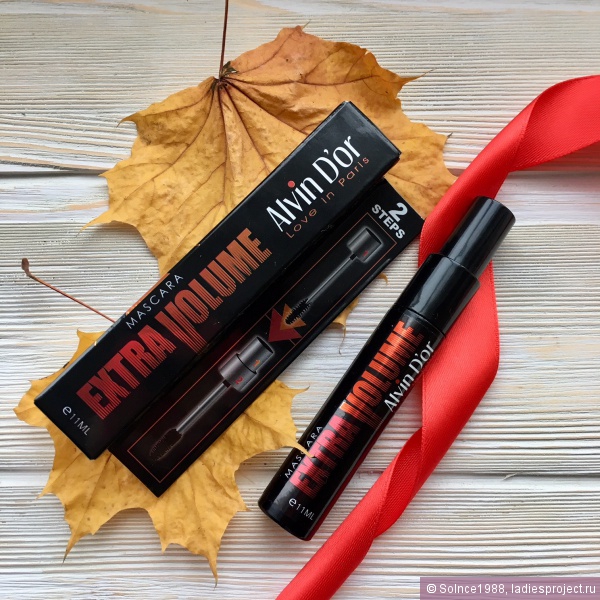 Тушь для ресниц Extra Volume 2 Steps Professional Mascara от Alvin D'or фото 4 Тушь для ресниц Extra Volume 2 Steps Professional Mascara от Alvin D'or фото 4