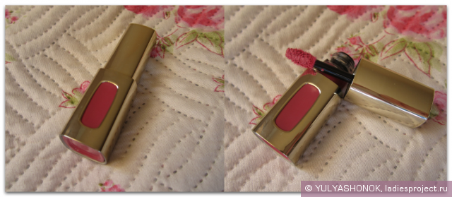Лаковая губная помада L'Extraordinaire Color Riche (оттенок № 104 Dansing Rose / Розовый вальс) от L'Oreal фото 1