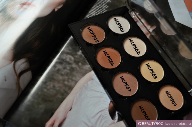 Палетка сухих текстур для контурирования лица Highlight & Contour Pro Palette от NYX фото 10