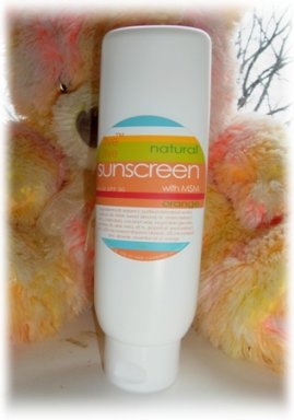 Натуральный солнцезащитный крем Natural Sunscreen with MSM, Orange, SPF 30 от Live Live & Organic фото 2