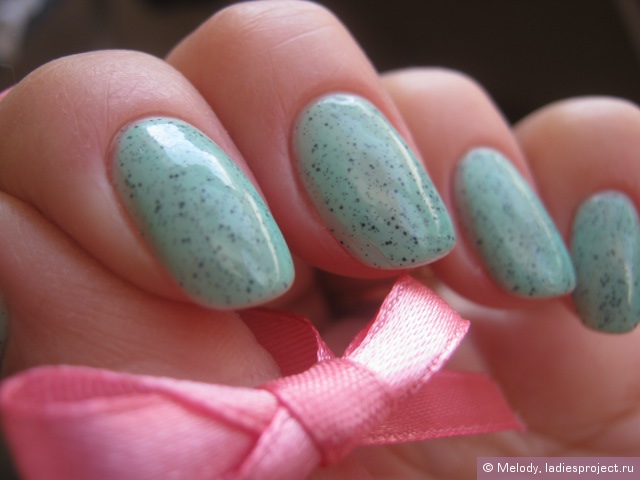 Лак для ногтей активный био-гель Dalmatian Active Bio-gel (оттенок № 423/088 Mint Ice Cream & Chocolate) от El Corazon фото 13