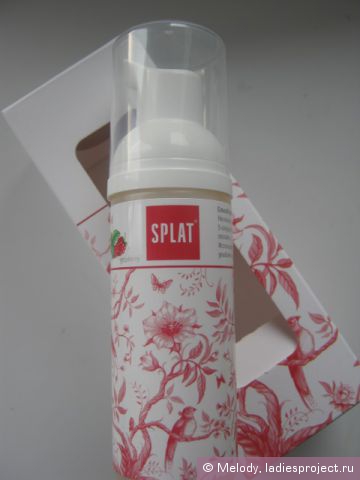 Очищающая пенка для зубов и десен с ароматом дикой малины "Oral Care Foam" 2 в 1 (Raspberry) от Splat фото 9
