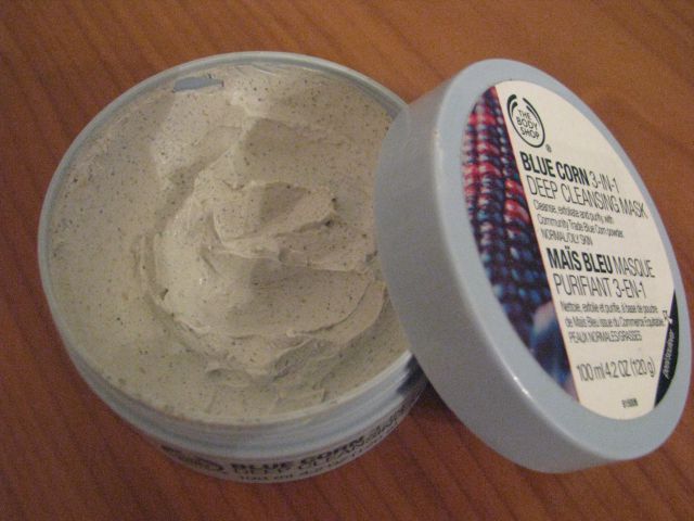 Очищающая маска-скраб 3-в-1 &laquo;Голубая кукуруза&raquo; от The Body Shop фото 1