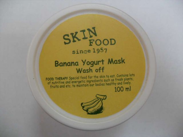 Йогуртовая маска для лица с банановым экстрактом от Skinfood фото 1