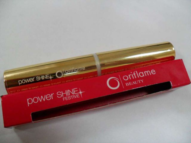 Помада Энерго-блеск (оттенок Золотисто-Алый) от Oriflame фото 3