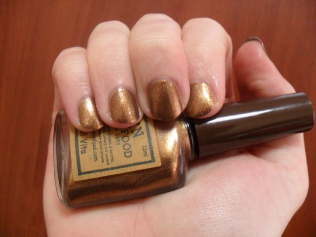 Лак для ногтей Nail Vita (оттенок # BR-612 Cappuccino) от Skinfood фото 8