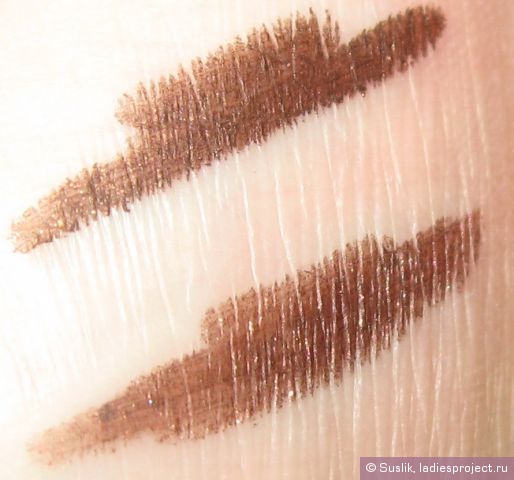 Карандаши для глаз Scandaleyes Kohl (оттенок № 003 Brown) от Rimmel и Cream Shaper for Eyes (оттенок № 105 Chocolate Lustre) от Clinique фото 8