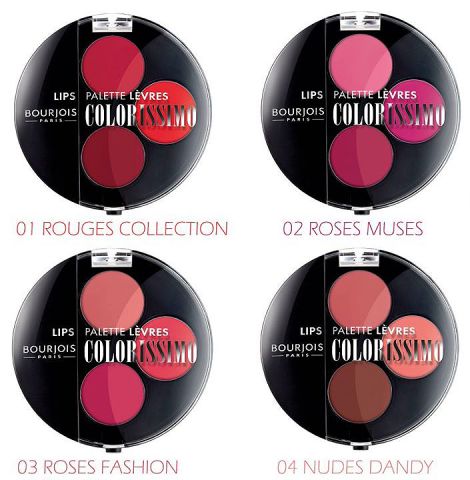 Новинка от Bourjois: Палетки для губ «COLORISSIMO» фото 2 Новинка от Bourjois: Палетки для губ «COLORISSIMO» фото 2