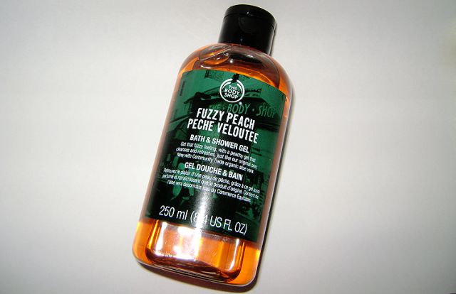 Персиковый гель для душа и ванны от The Body Shop фото 2