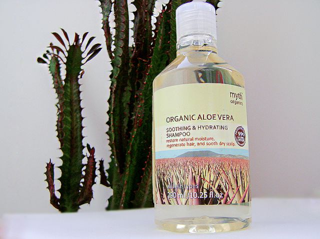 Успокаивающий и увлажняющий шампунь с алое вера от Myth Organics фото 1 Успокаивающий и увлажняющий шампунь с алое вера от Myth Organics фото 1