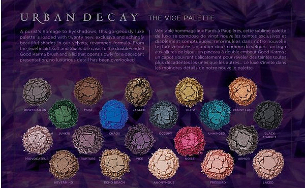 Новинка рождества от Urban Decay: Палетка «The Vice Palette» фото 3 Новинка рождества от Urban Decay: Палетка «The Vice Palette» фото 3