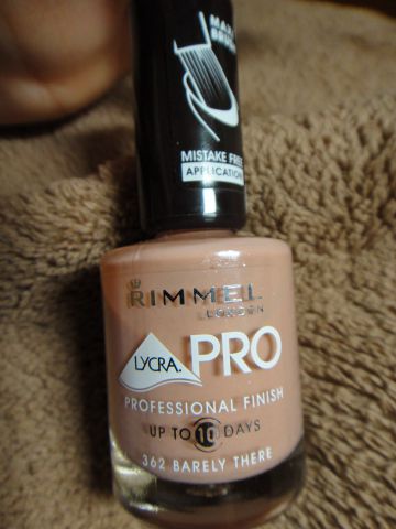 Лак для ногтей Lycra PRO № 362 Barely there от Rimmel фото 1 Лак для ногтей Lycra PRO № 362 Barely there от Rimmel фото 1