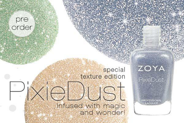 Весенняя коллекция лаков для ногтей "Pixie Dust Collection" от Zoya фото 1 Весенняя коллекция лаков для ногтей "Pixie Dust Collection" от Zoya фото 1