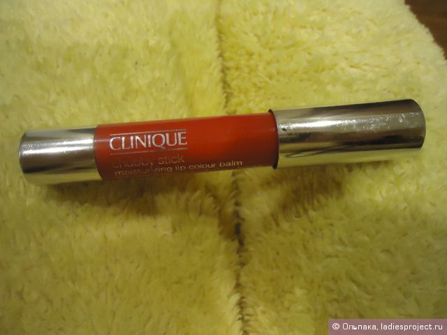 Помада-бальзам Chubby Stick Moisturizing Lip Colour Balm (оттенок № 5 Chunky Cherry) от Clinique фото 2