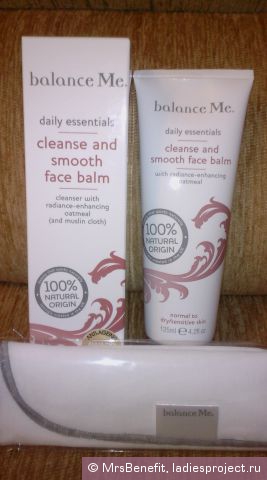 Очищающий бальзам для лица Cleanse & Smooth Face Balm от Balance Me фото 1 Очищающий бальзам для лица Cleanse & Smooth Face Balm от Balance Me фото 1