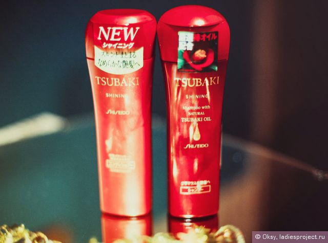 Шампунь и кондиционер для придания блеска Tsubaki Shining with Tsubaki Oil EX от Shiseido фото 3 Шампунь и кондиционер для придания блеска Tsubaki Shining with Tsubaki Oil EX от Shiseido фото 3