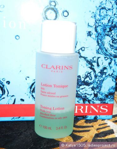 Тонизирующий лосьон для лица с ирисом Toning Lotion with Iris от Clarins фото 1