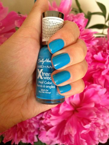 Лак для ногтей "Hard As Nails Xtreme Wear Nail Color" (оттенок № 130 Blue Me Away) от Sally Hansen фото 7