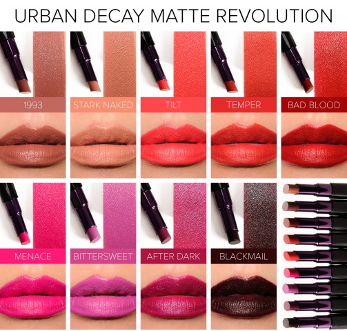 Новые помады Urban Decay Matte Revolution Lipstick фото 2 Новые помады Urban Decay Matte Revolution Lipstick фото 2